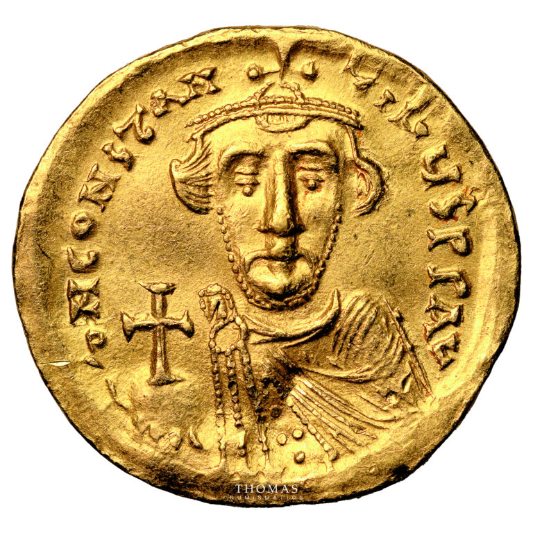 Coin Byzantine - Gold Solidus - Constant II - Constantinople obverse