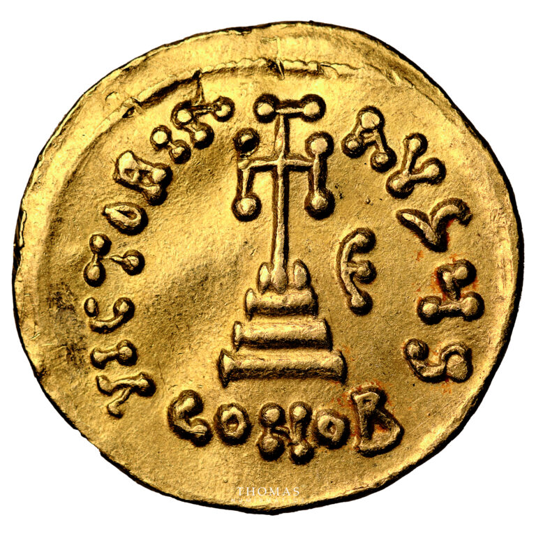 Coin Byzantine - Gold Solidus - Constant II - Constantinople reverse