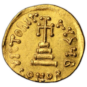 Monnaie Empire Byzantin - Solidus or - Constant II et Constantin IV - Constantinople - 654-659-Revers