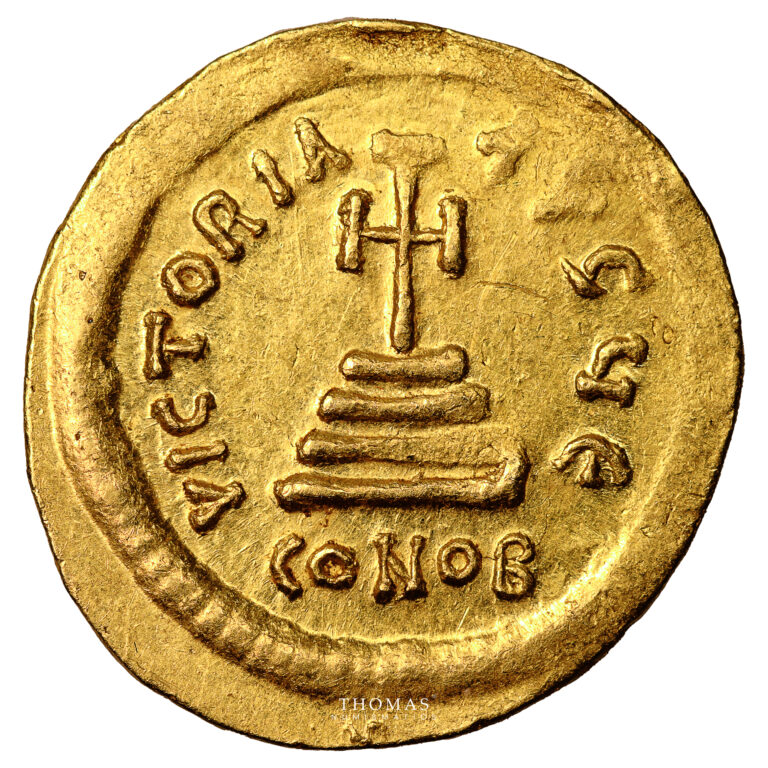 Monnaie Empire Byzantin - Solidus or - Héraclius - Constantinople - 610-613-Revers
