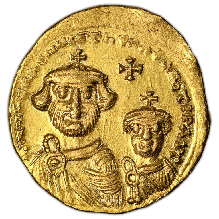 Byzantine empire – Gold Solidus – Heraclius and Heraclius Constantin 613-641 obverse