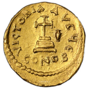 Byzantine empire – Gold Solidus – Heraclius and Heraclius Constantin 613-641 reverse