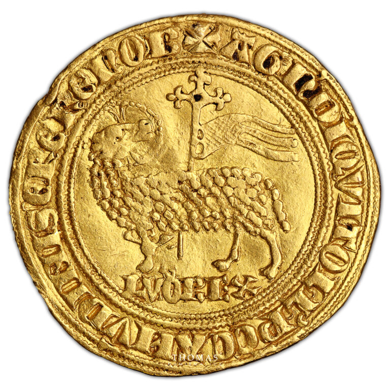 Coin France - Louis X the Quarrelsome - Gold - Agnel d'or obverse