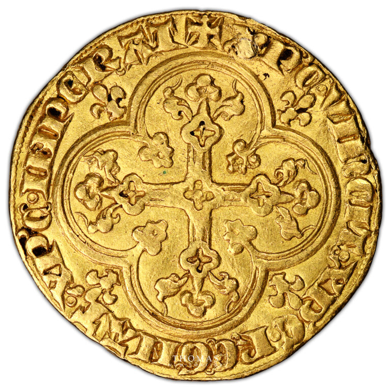 Coin France - Louis X the Quarrelsome - Gold - Agnel d'or reverse