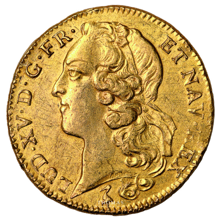 Coin France - Louis XV - Gold - Double Louis d'or au Bandeau - 1770 A Paris obverse