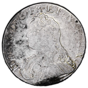 Monnaie France - Louis XV - Écu aux branches d'olivier - 1731 & Aix en Provence-Avers