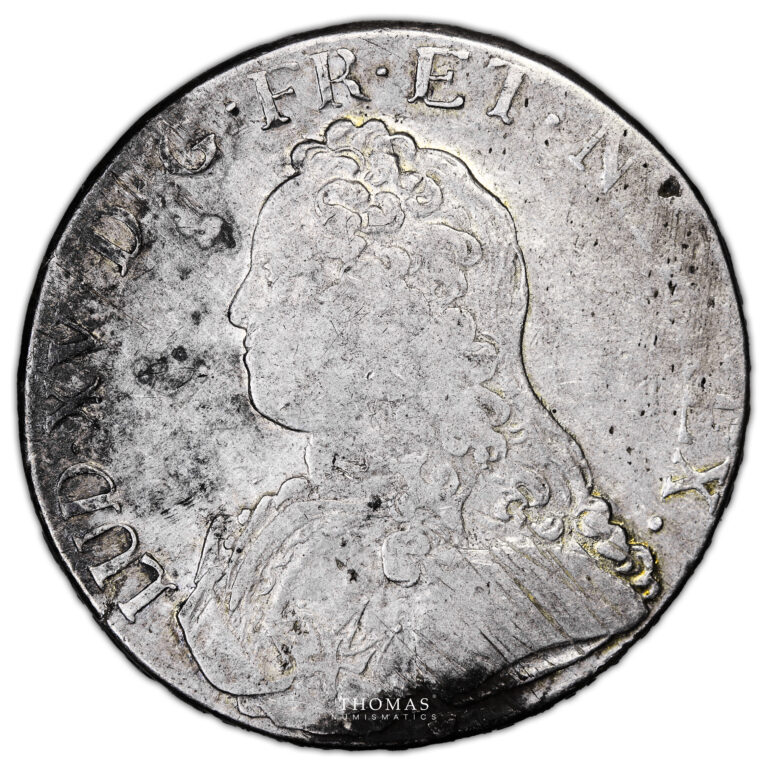 Monnaie France - Louis XV - Écu aux branches d'olivier - 1731 & Aix en Provence-Avers
