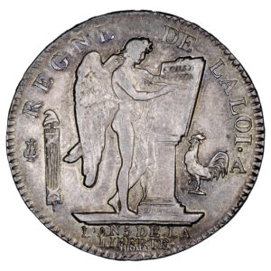 Monnaie France - Louis XVI - Écu de 6 Livres - 1793 A Paris-Revers