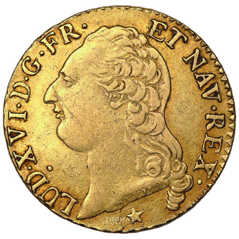 Coin France - Louis XVI - Gold - Louis d'or à la tête nue - 1789 W Lille obverse