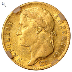 Monnaie France - Napoléon Ier - 20 Francs or - 1815 A Paris - Geni AU 58-Avers