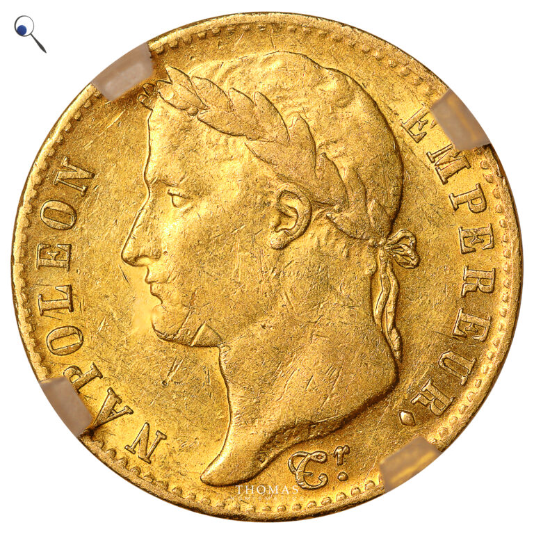 Monnaie France - Napoléon Ier - 20 Francs or - 1815 A Paris - Geni AU 58-Avers