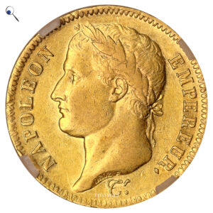 Monnaie France - Napoléon Ier - 40 Francs Or - 1813 A Paris - Geni AU 55-Avers