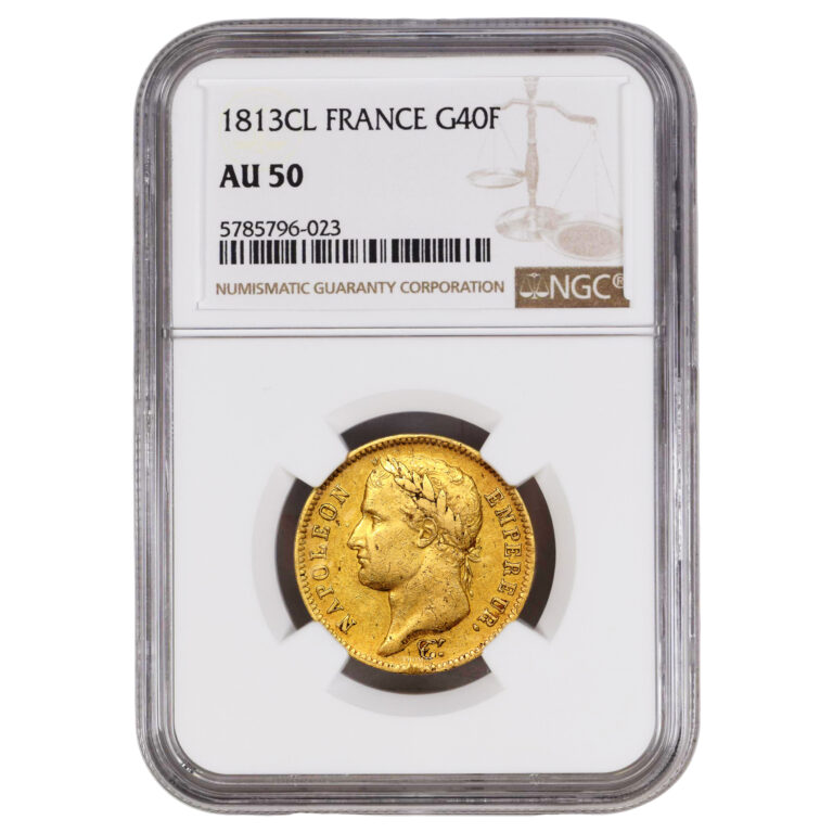 monnaie-france-napoleon-ier-40-francs-or-1813-cl-genes-ngc-au-50-avers-scaled-Slab