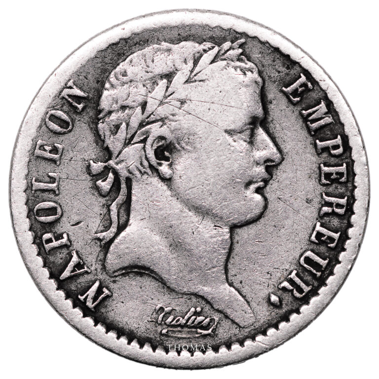 Monnaie France - Napoléon Ier - Demi Franc Argent - 1808 MA Marseille-Avers