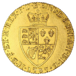 Monnaie Grande Bretagne - George III - gold Guinée or - 1787-Revers