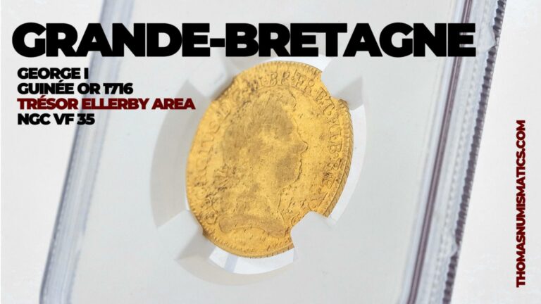 George I Guinée or 1716 – NGC VF 35 – Trésor Eller-Couverture