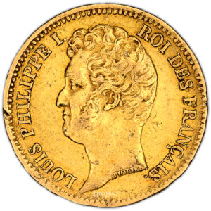 Coin France - Louis Philippe Ier - 20 Francs Gold - 1831 B Rouen-Avers