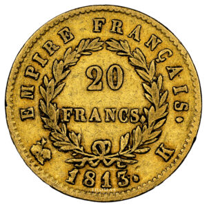 20 francs or 1813 K Bordeaux - NGC XF 40 revers