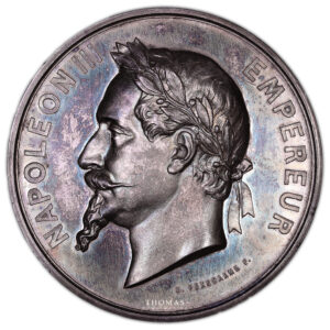 Médaille France - Napoléon III - 1867 - Instruction Publique - Vaucouleurs-Avers