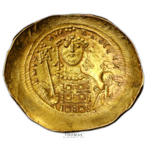 Byzantine coin - Michael VII Doukas - Gold Histamenon Nomisma  - Constantinople - 1071-1078 obverse