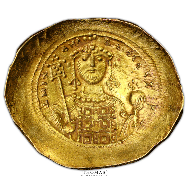 Byzantine coin - Michael VII Doukas - Gold Histamenon Nomisma  - Constantinople - 1071-1078 obverse
