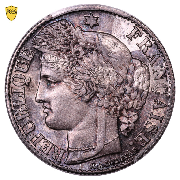 Monnaie France - Cérès - 50 centimes - 1894 A Paris - PCGS MS 65-Avers