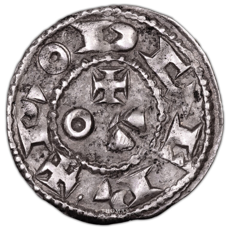 Monnaie France - Charlemagne - Denier-Revers