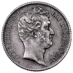 Monnaie France - Louis Philippe Ier - 1 franc - 1831 B Rouen-Avers