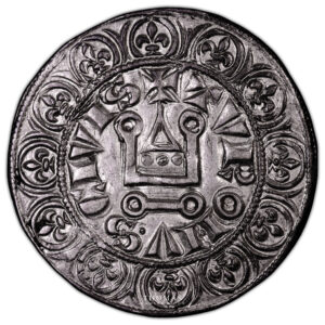 Coin France - Louis IX - Saint Louis - Gros Tournois - 1266-1270 obverse