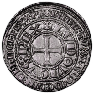 Coin France - Louis IX - Saint Louis - Gros Tournois - 1266-1270 reverse