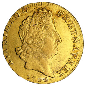 monnaie-france-louis-xiv-louis-dor-aux insignes - 1704-a-paris-avers