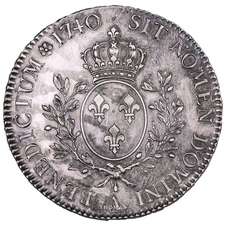 Monnaie France - Louis XV - Écu Argent - 1740 A Paris-Revers