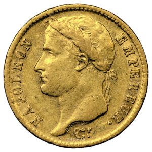 Monnaie France - Napoléon Ier - 20 Francs Or Tête Laurée - 1810 K Bordeaux-Avers