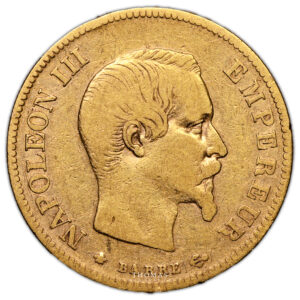 Monnaie France - Napoléon III - 10 Francs Or - 1855 BB Strasbourg-Avers