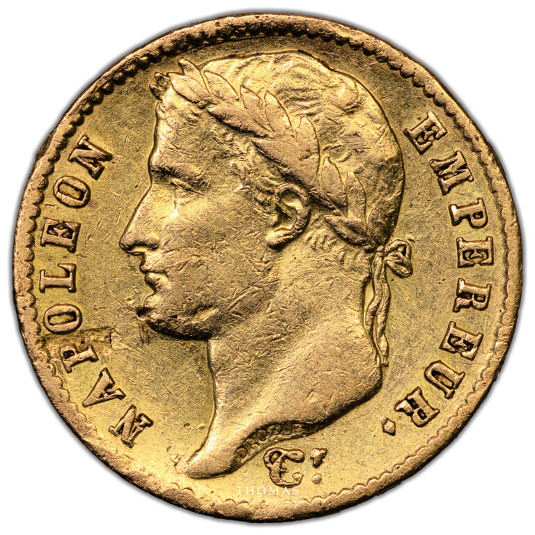 Monnaie France - Napoléon III - 20 Francs Or - 1813 CL Gênes - 3034 Exemplaires-Avers