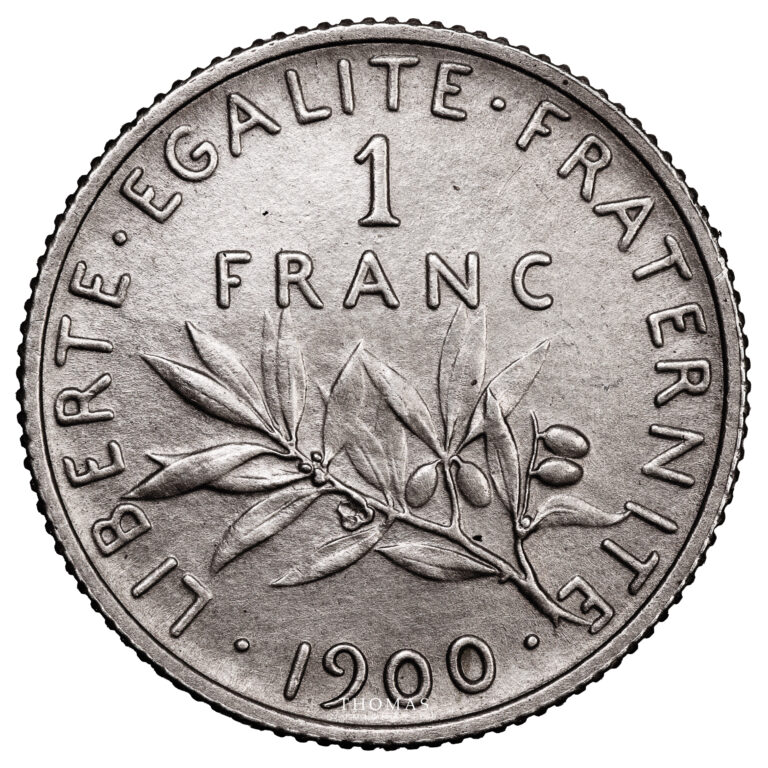 Monnaie France - Semeuse - 1 Franc Semeuse - 1900-Avers