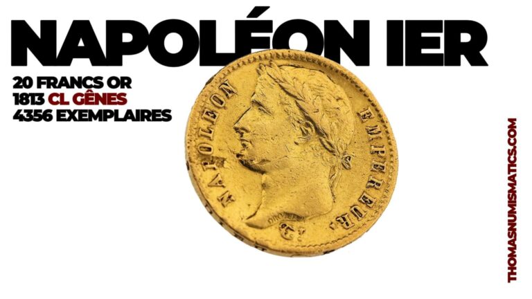 Napoléon III – 20 Francs Or – 1813 CL Gênes –-Couverture