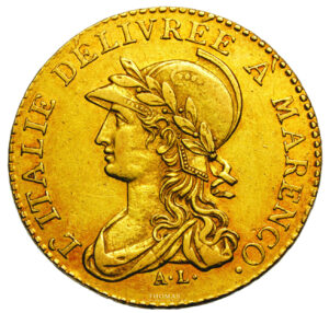 20 francs or marengo an 9 avers