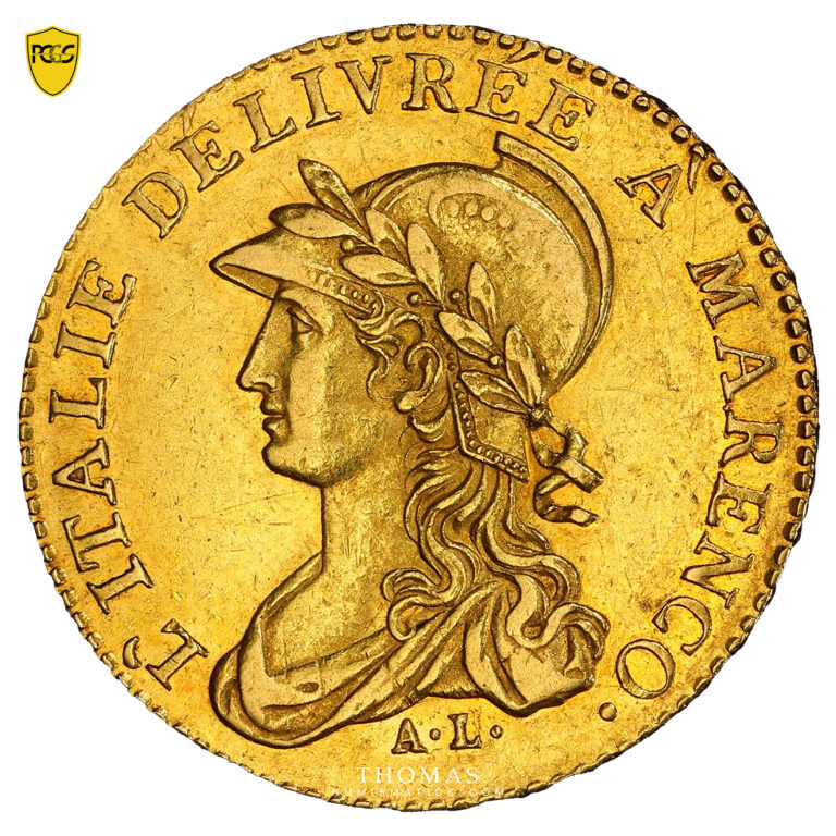 20 francs or Marengo - AN 9 - PCGS AU 53 - avers