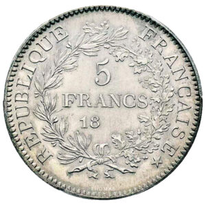 5 francs morlon essai Geni SP 63 revers