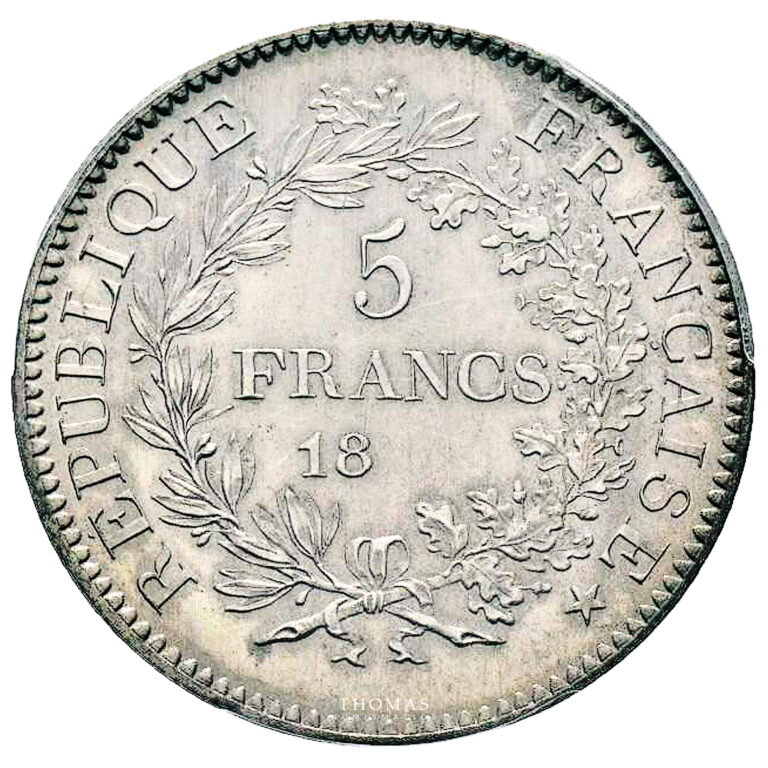 5 francs morlon essai Geni SP 63 revers