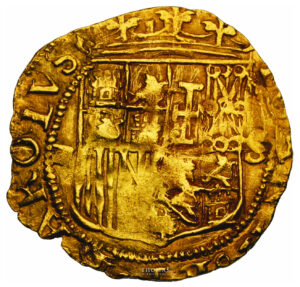 Coin Spain -Charles and Johanna - Gold Escudo  - Sevilla
