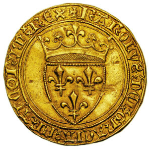 charles-vi-ecu-or-a-la-couronne-saint-andre-de-villeneuve-les-avignon-avers