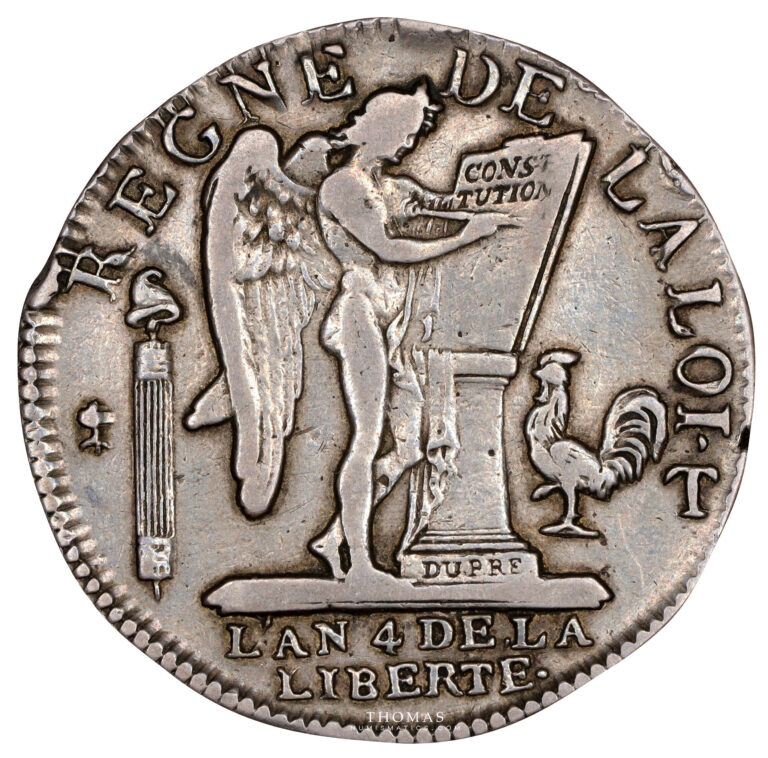 demi édu 3 livres 1792 T Nantes - revers