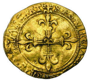Louis XII - écu or dauphiné grenoble revers