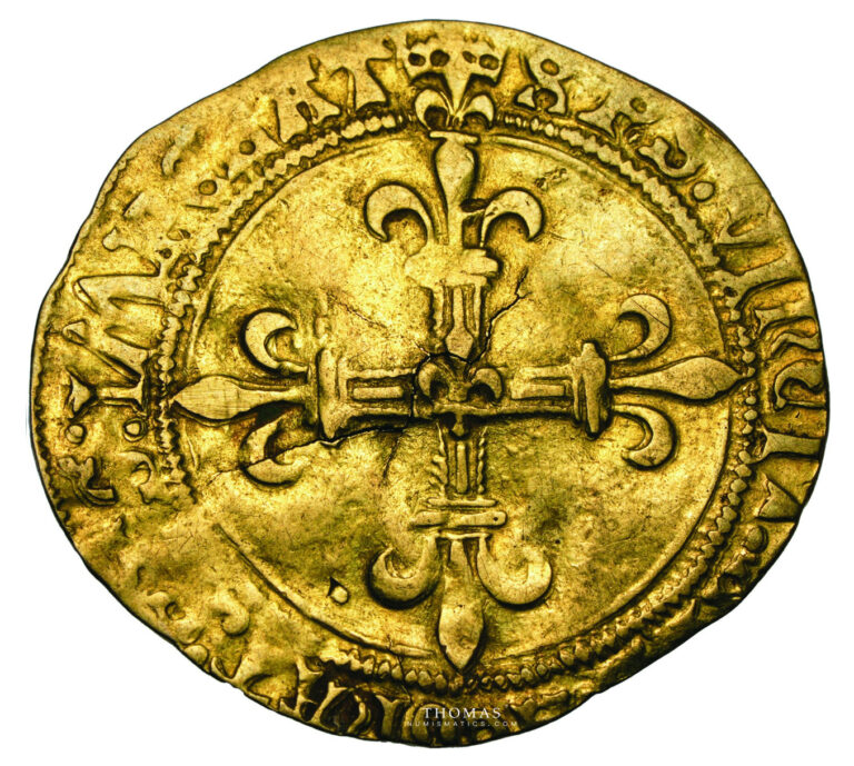 Louis XII - écu or dauphiné grenoble revers