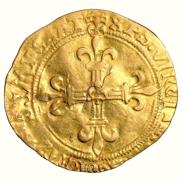 Monnaie France - Louis XII - Écu d'or au soleil dauphiné - Montélimar-Revers