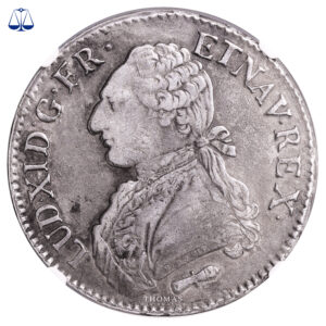 Coin - France - Louis XVI - Écu aux branches d'olivier - 1786 Q Perpignan - Error Legend LUD XI -  NGC XF details obverse