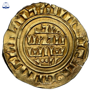 Tripoli besant or NGC AU 58 avers
