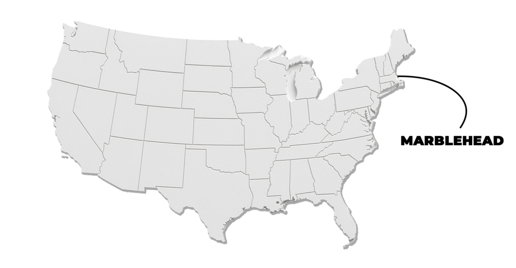 carte des états unis trésor de la ville Marblehead